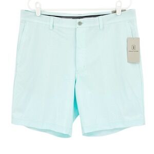 PGA Tour Men Active Gripper Waistband UPF 50 Stretch Light Blue Shorts Sz 36 NWT